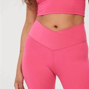 American Eagle The Lightweight Everything Legging 7/8 Length in Dark Blush